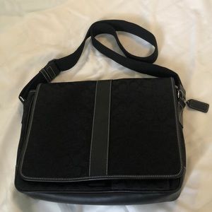 Authentic COACH signature mini messenger bag.